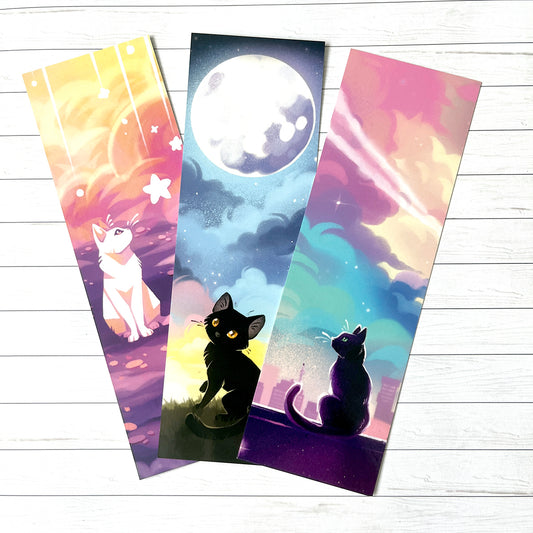 Cats Bookmark set - Cute Cat Bookmarks