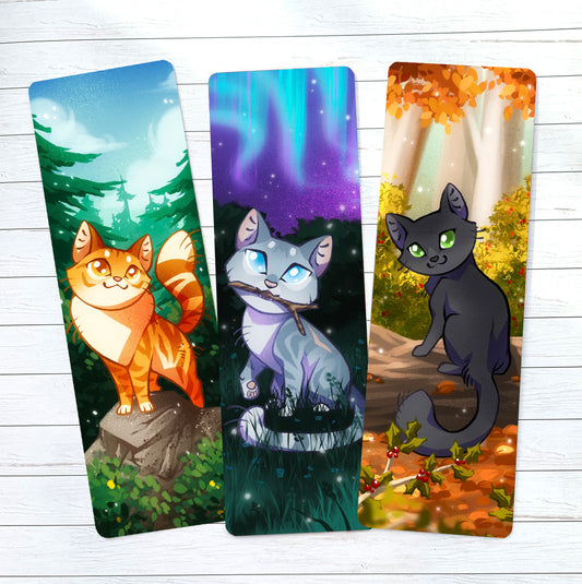 Power of Three Bookmark set - Warrior Cats