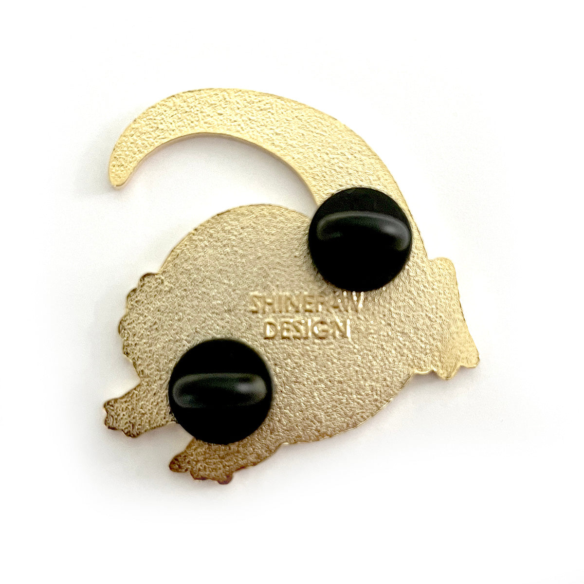 Dalmatian Crested Gecko Hard Enamel Pin