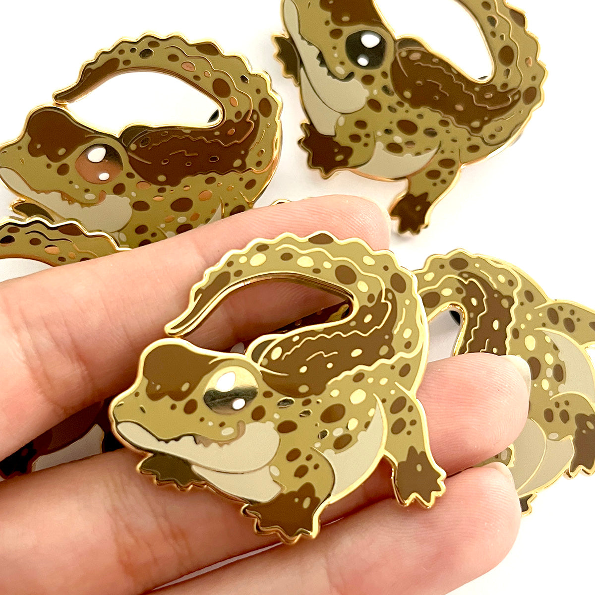 Crocodile Hard Enamel Pin