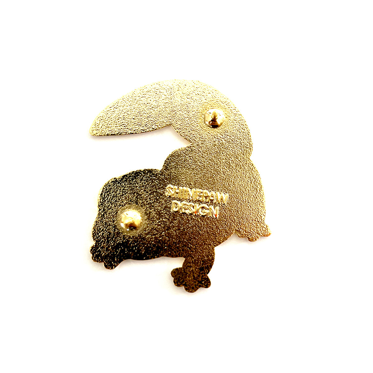 Tangerine Leopard Gecko Hard Enamel Pin