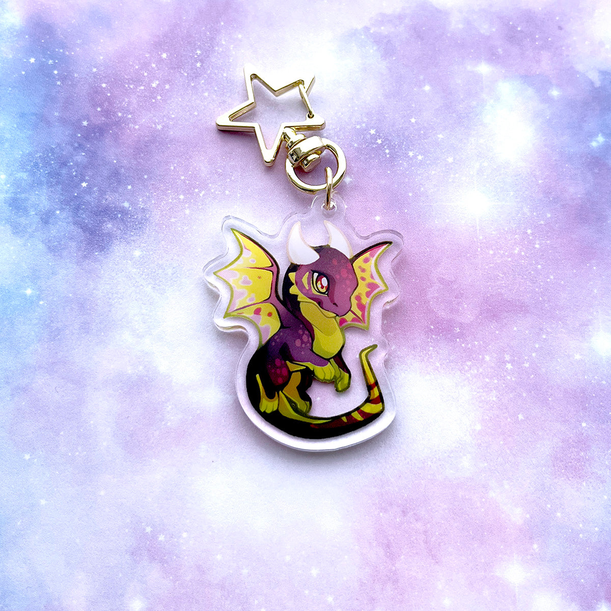 Poison Dragon Keyring Charm