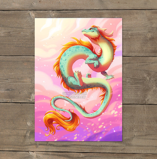 Heavenly - Eastern Dragon Art Print