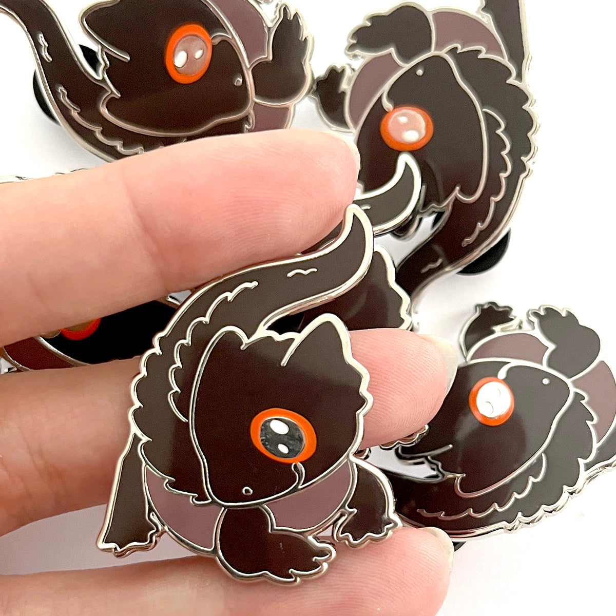 Crocodile Skink Hard Enamel Pin
