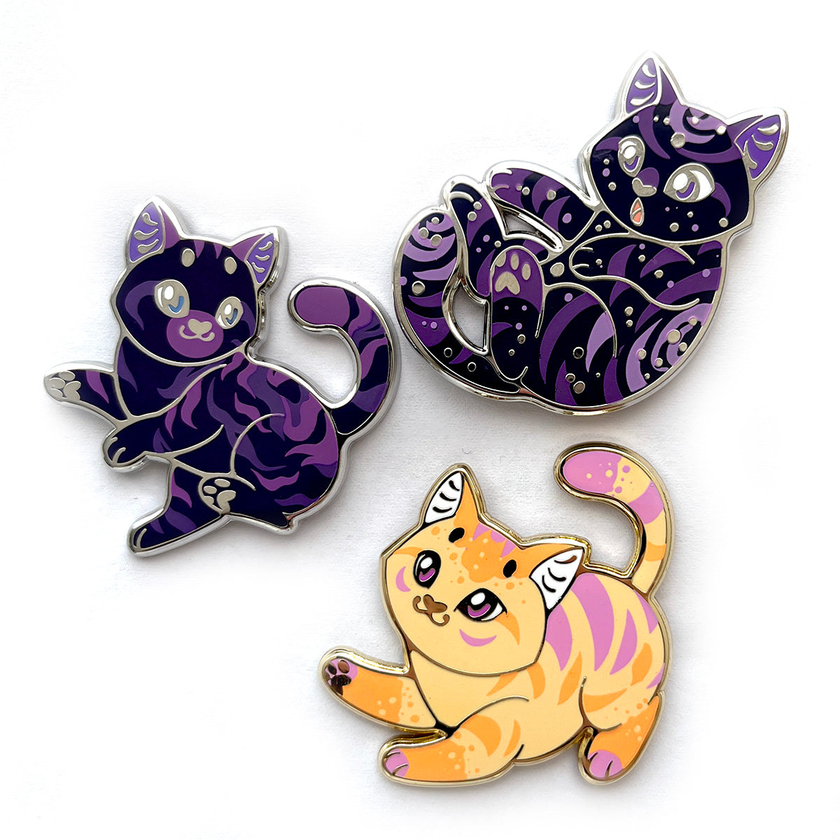 Comet Cat Enamel Pin