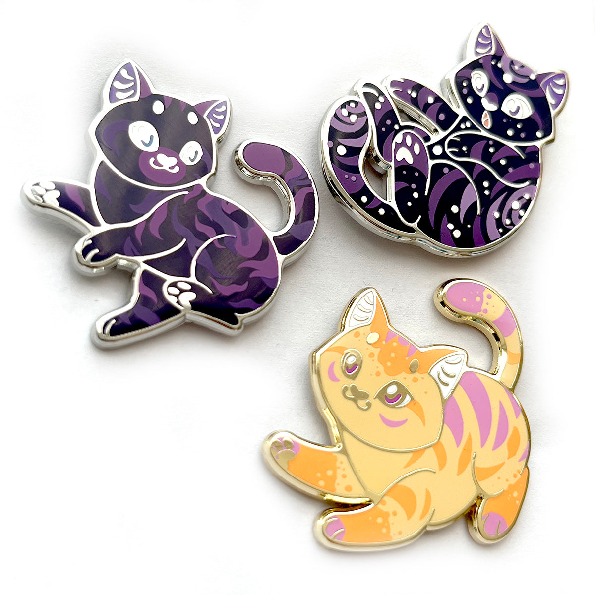 Comet Cat Enamel Pin