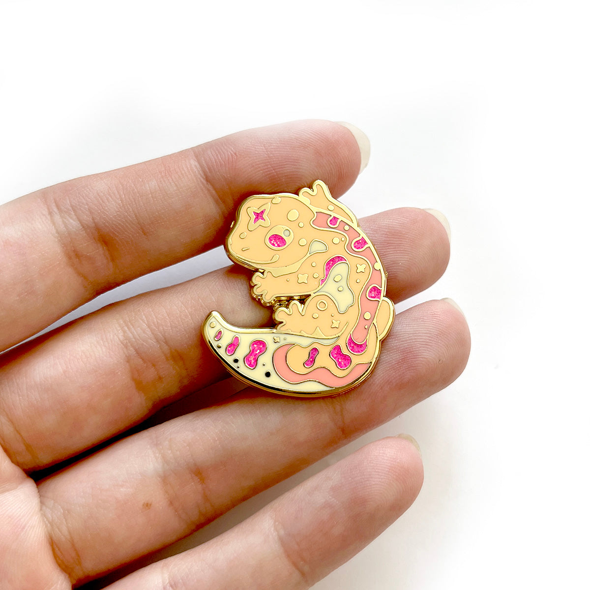 Starry Gecko Enamel Pin