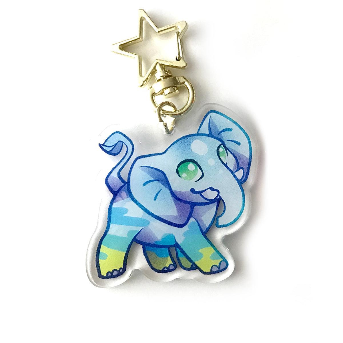 Afternoon Elephant Keyring