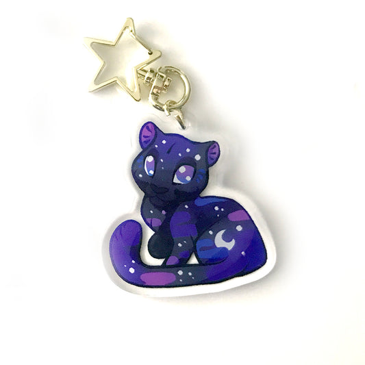 Black Night Panther Keychain