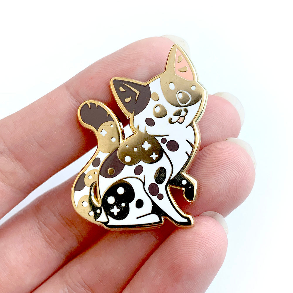 Calico Cat Enamel Pin
