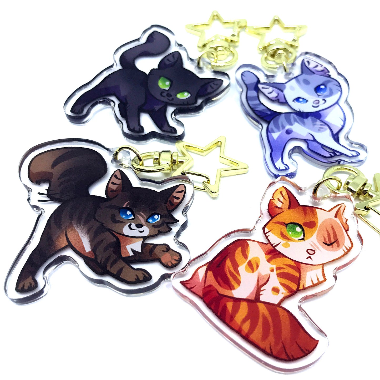 Hollyleaf Warrior Cats Keyring Charm