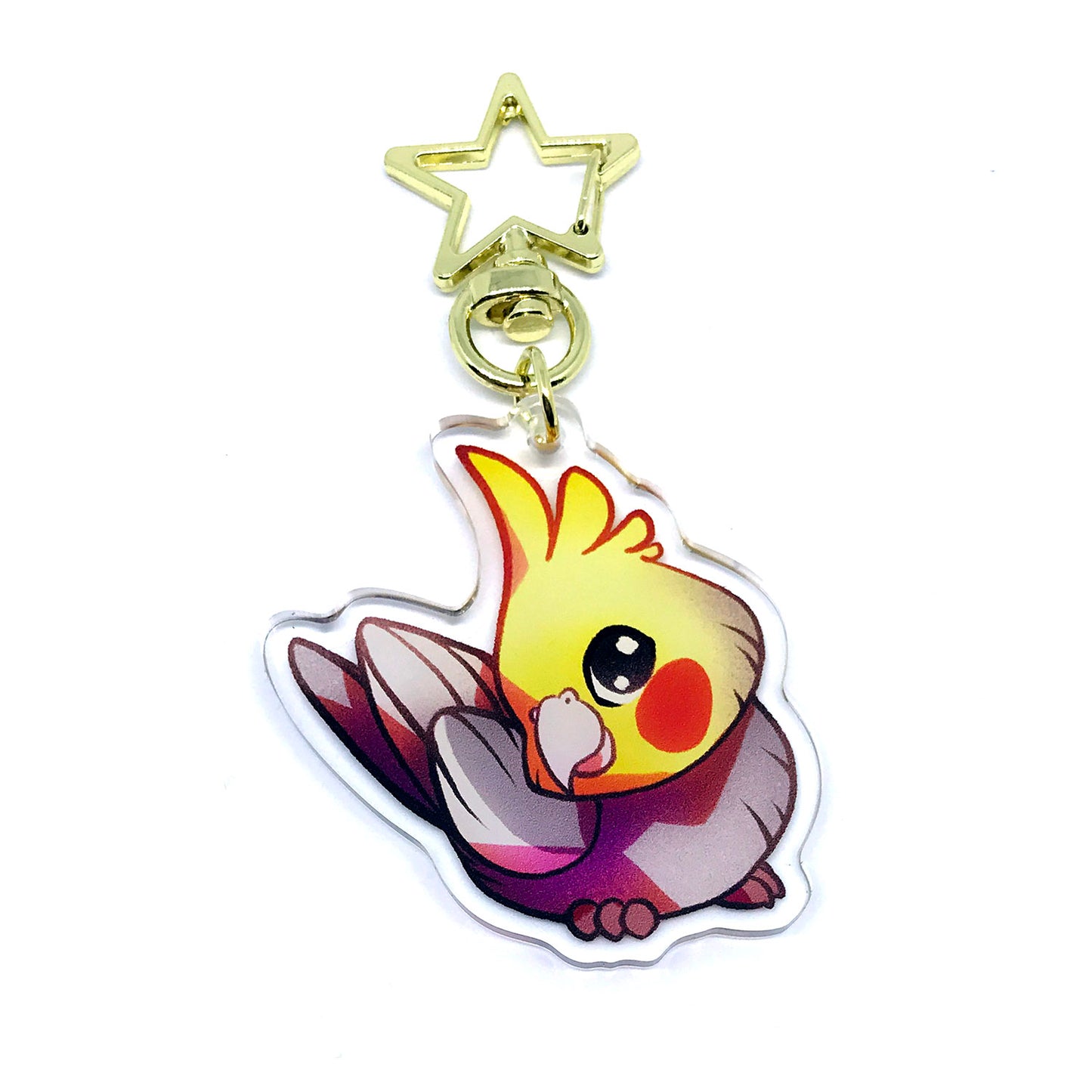 Cockatiel Keyring Charm