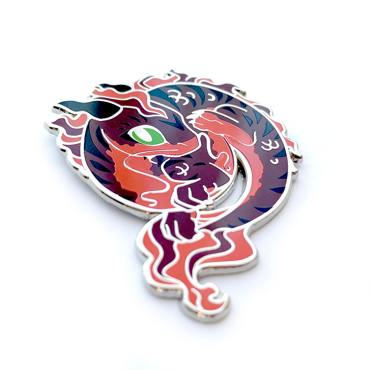 Black Dragon Enamel Pin