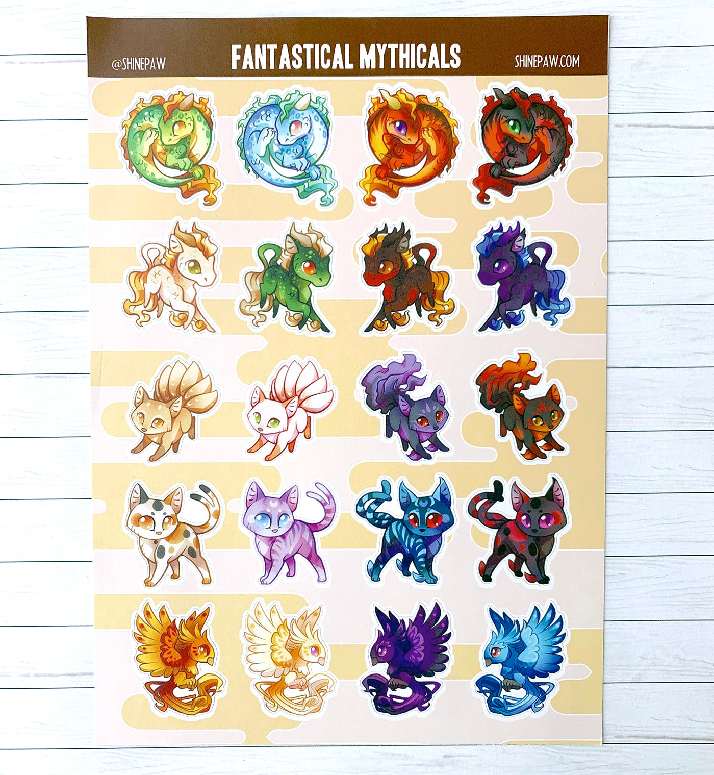<transcy>Ensemble d'autocollants de chats guerriers mignons</transcy>