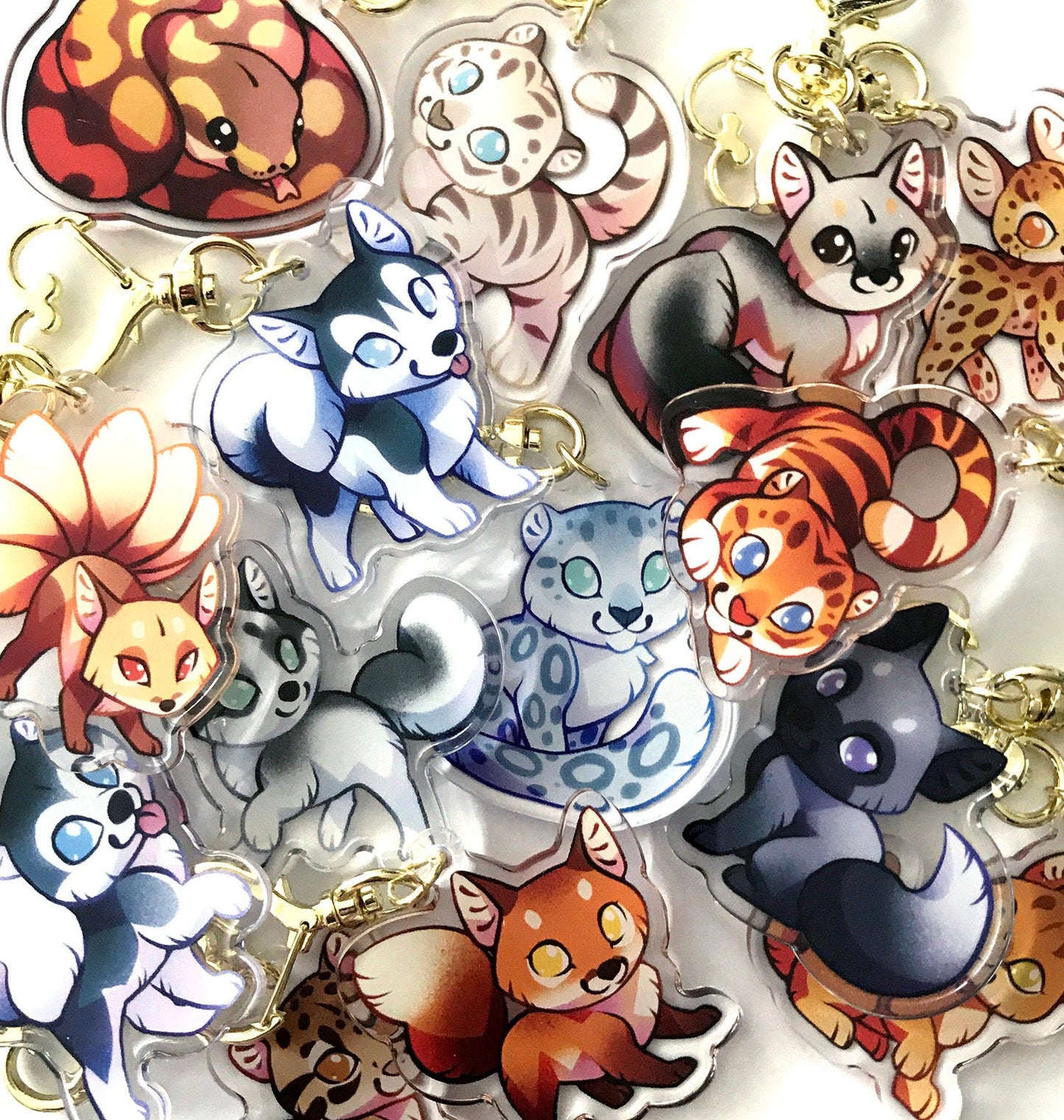 Tiger Keyring Charm