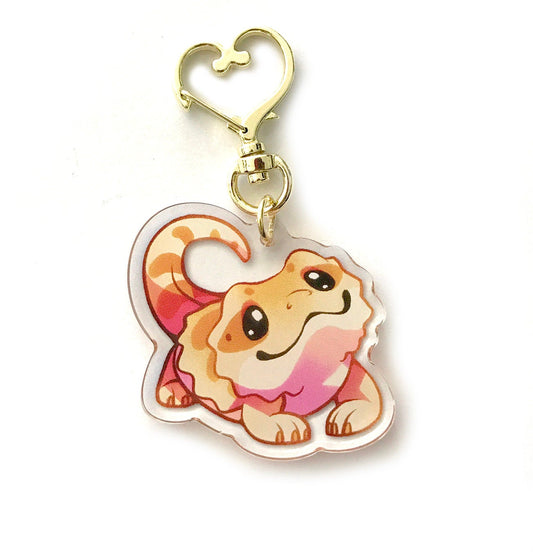 Bearded Dragon Keychain Charm