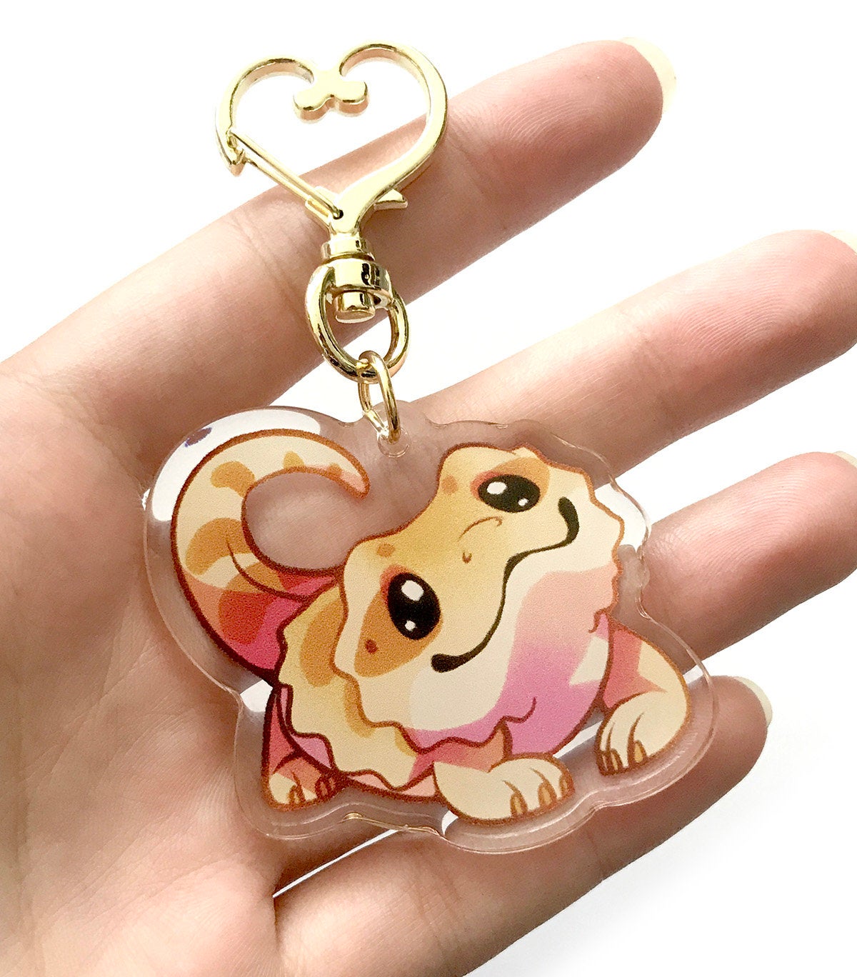 Bearded Dragon Keychain Charm