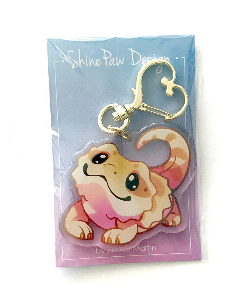 Bearded Dragon Keychain Charm