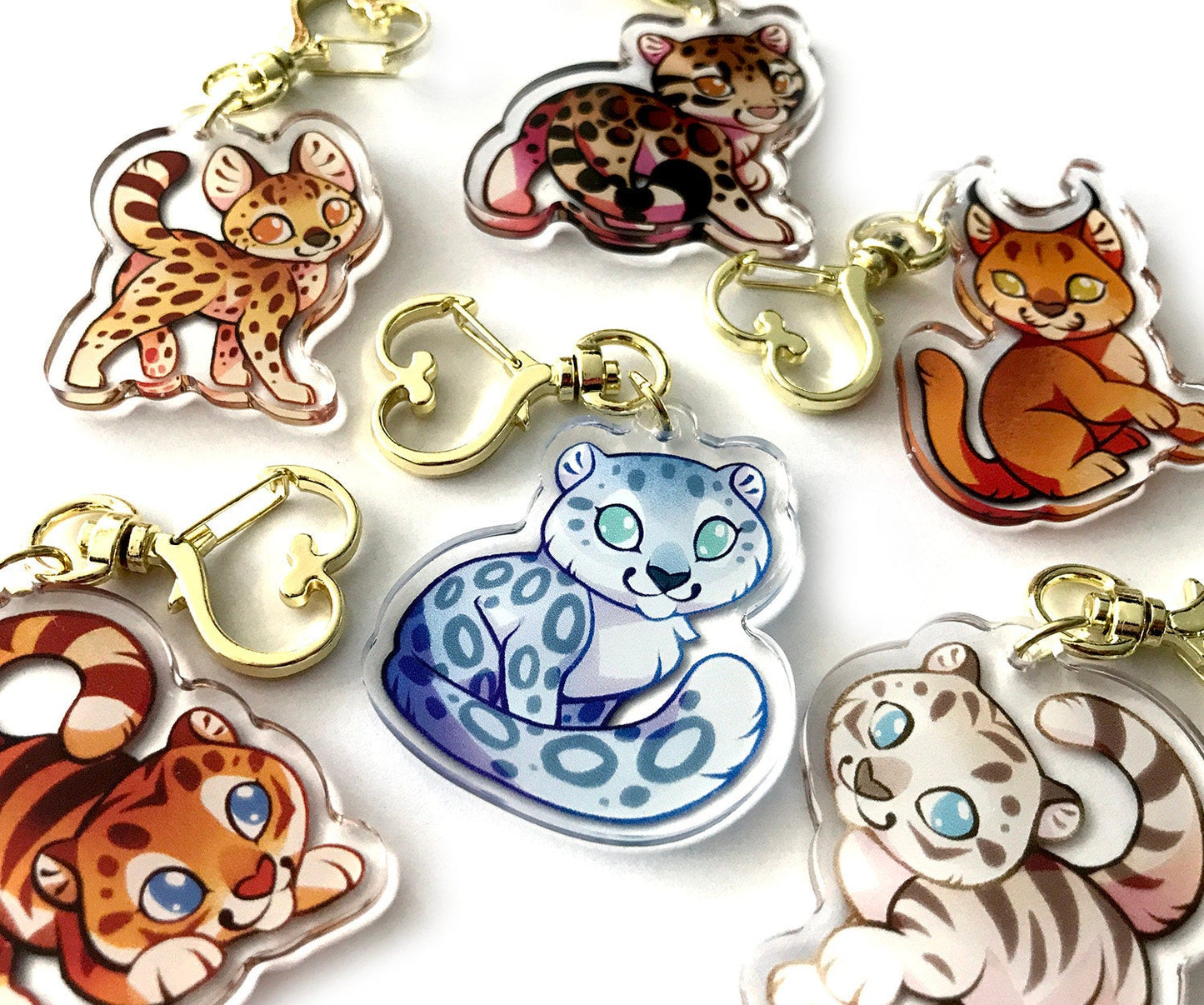 Tiger Keyring Charm
