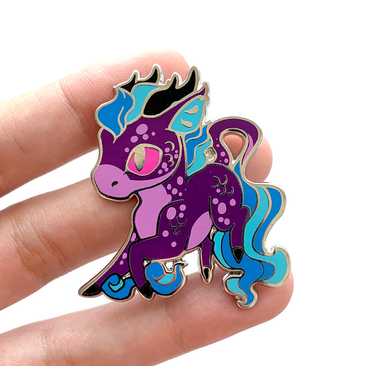 Purple Kirin Enamel Pin