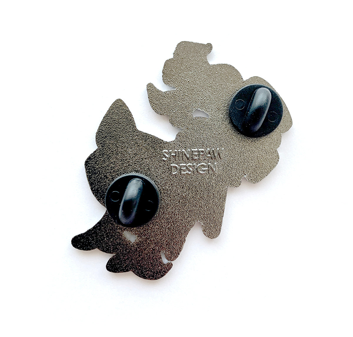 Red Kitsune Enamel Pin