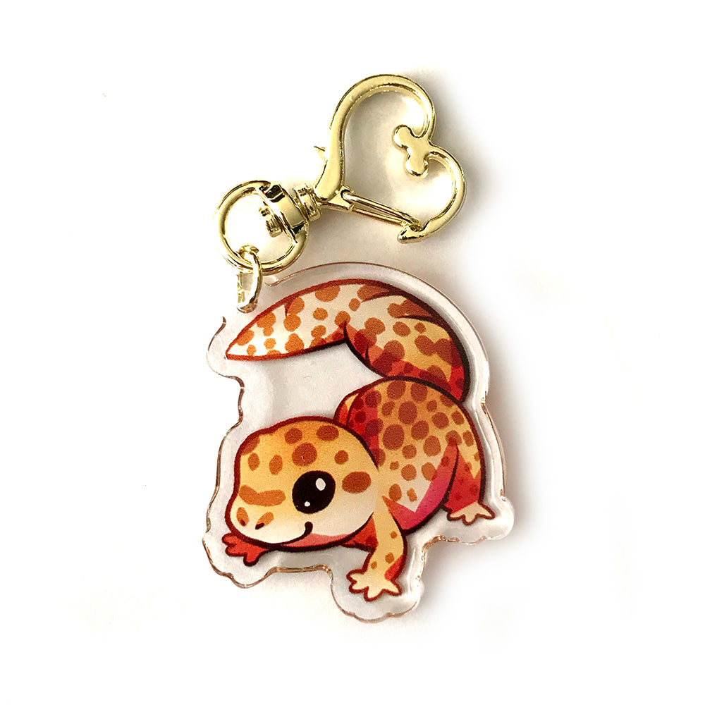 Leopard Gecko Keyring Charm
