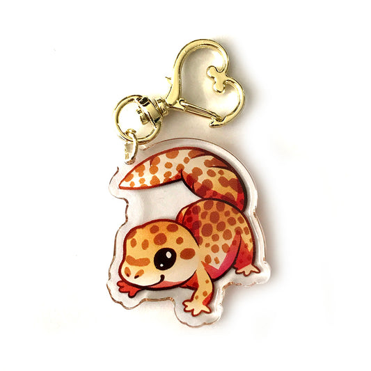 Leopard Gecko Keyring Charm