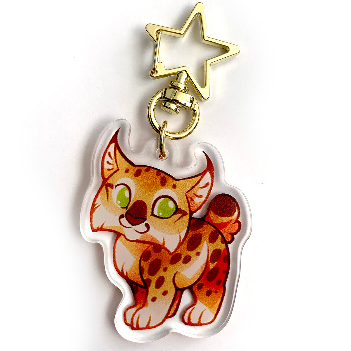 Lynx Keyring Charm