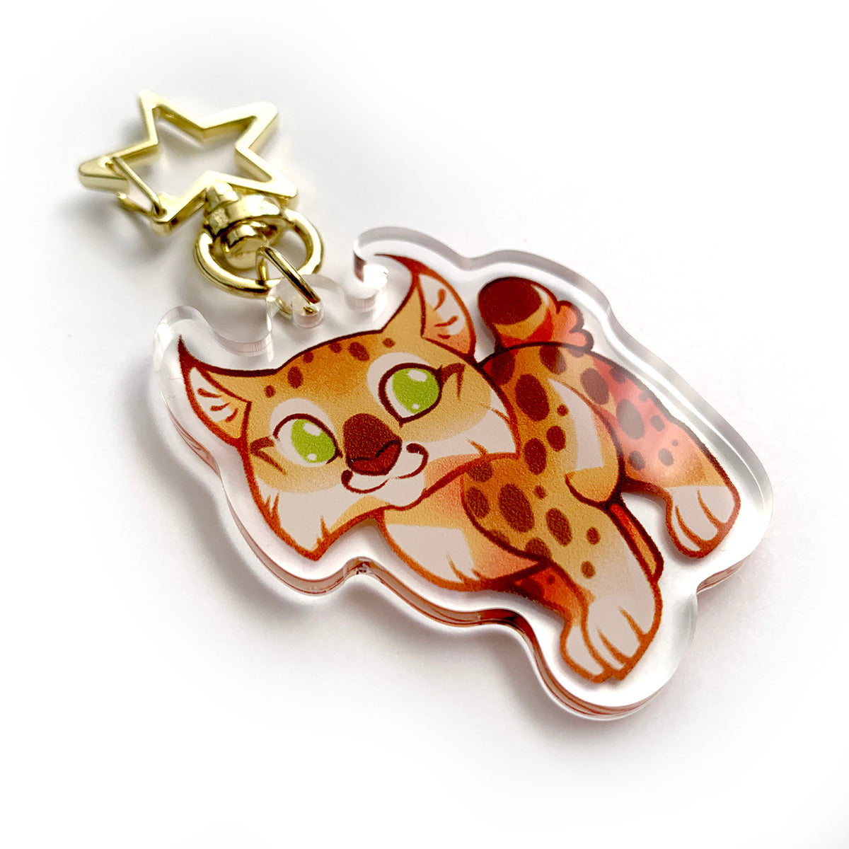 Lynx Keyring Charm