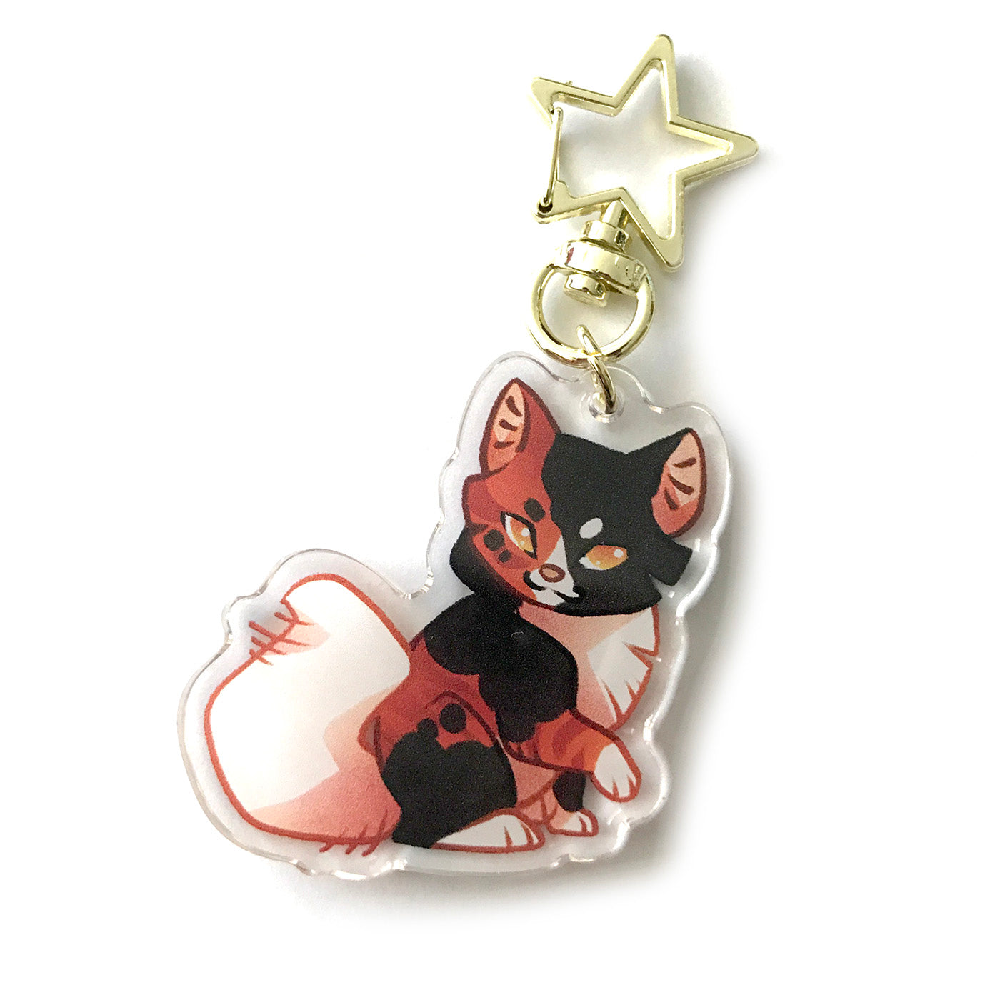 Mapleshade Warrior Cats Keyring Charm – Shinepaw Design