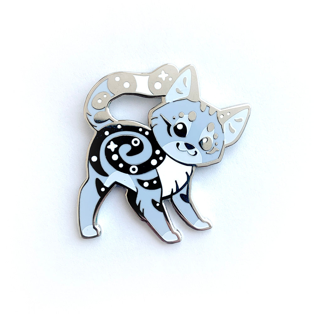 Marbled Cat Enamel Pin