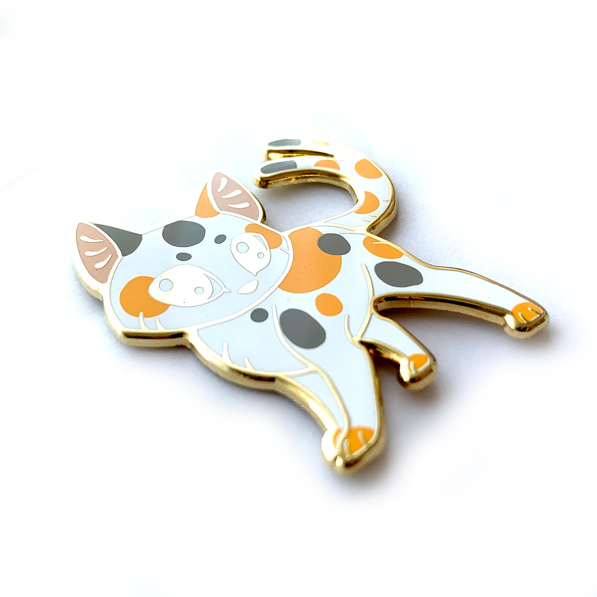 Calico Nekomata Enamel Pin