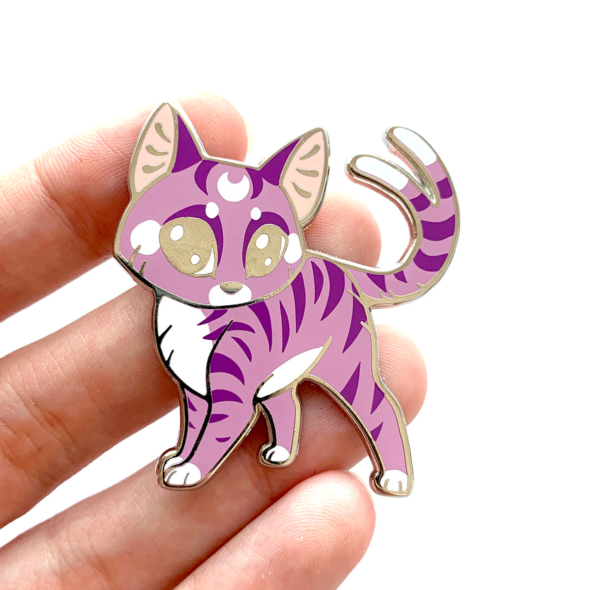 Purple Nekomata Enamel Pin