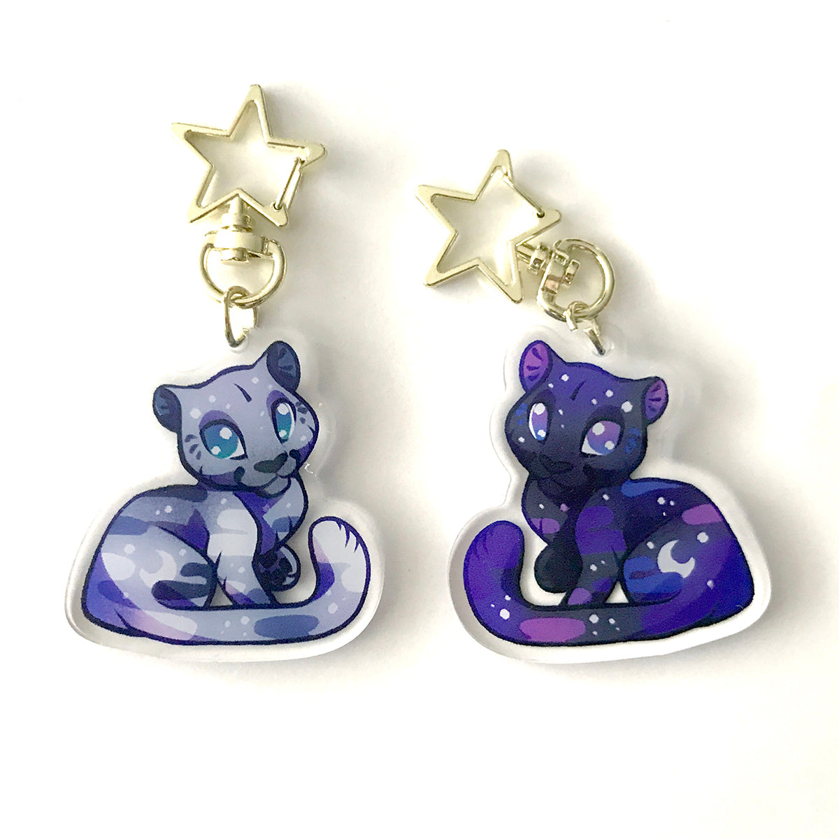 Black Night Panther Keychain