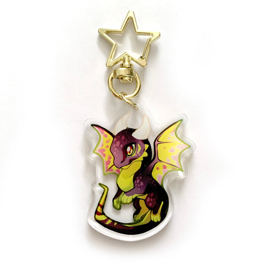 Poison Dragon Keyring Charm