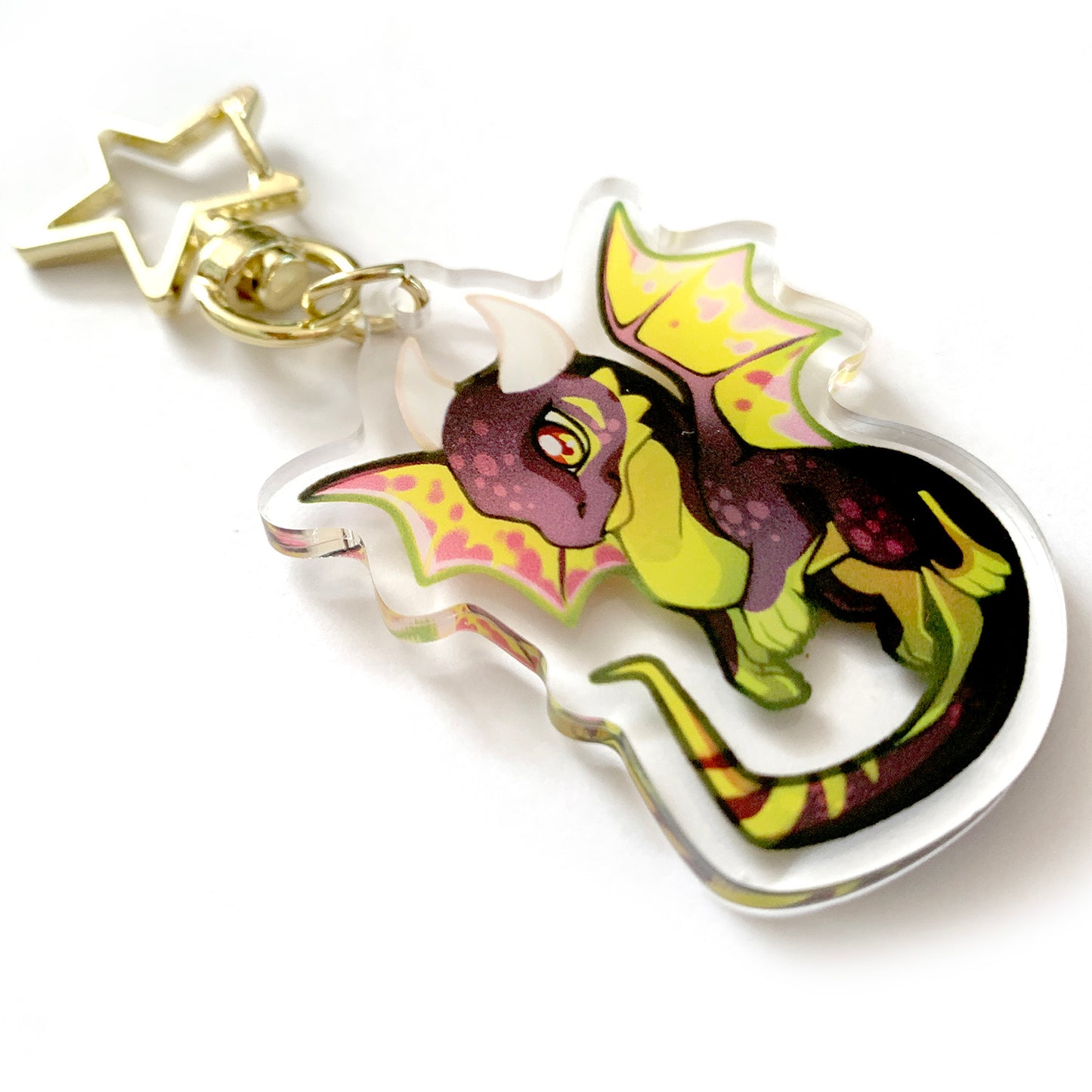 Poison Dragon Keyring Charm