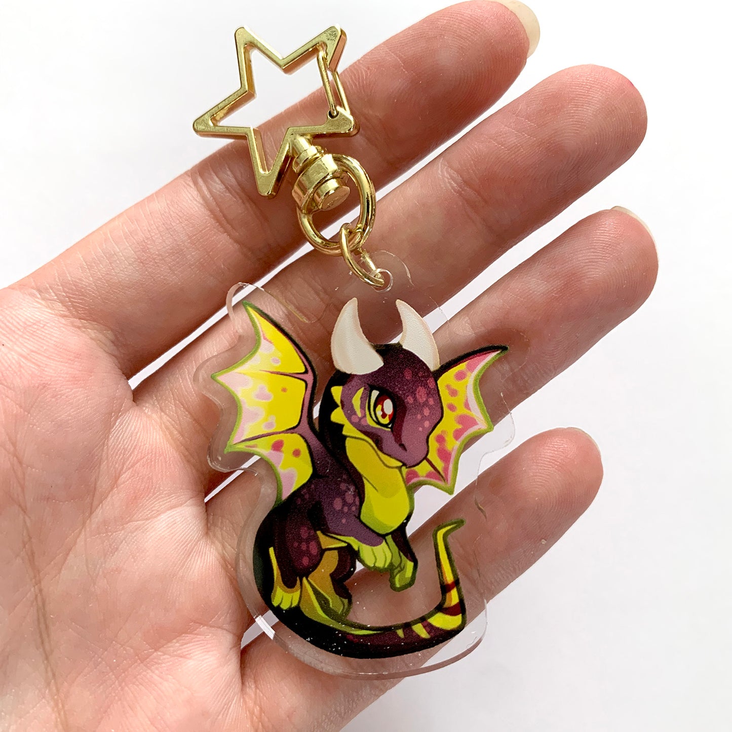 Poison Dragon Keyring Charm