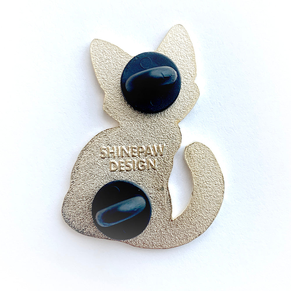 Tabby Cat Enamel Pin