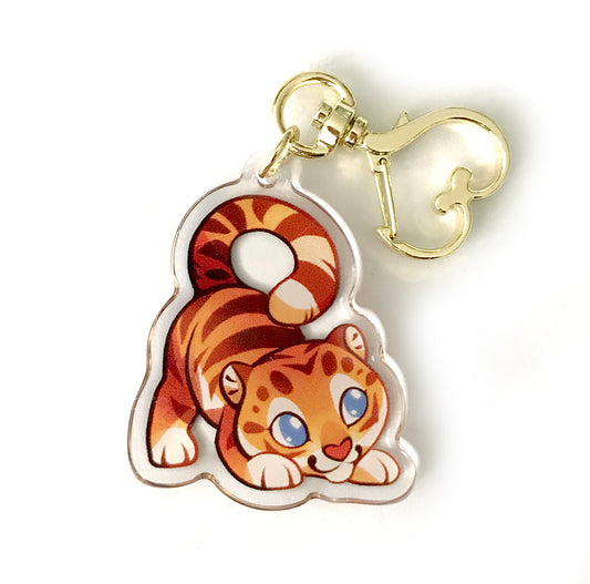 Tiger Keyring Charm