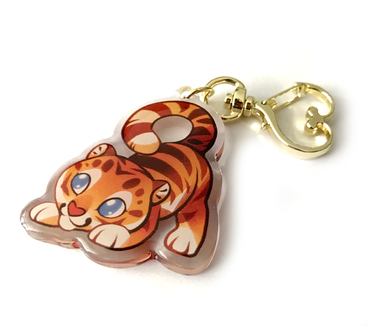 Tiger Keyring Charm