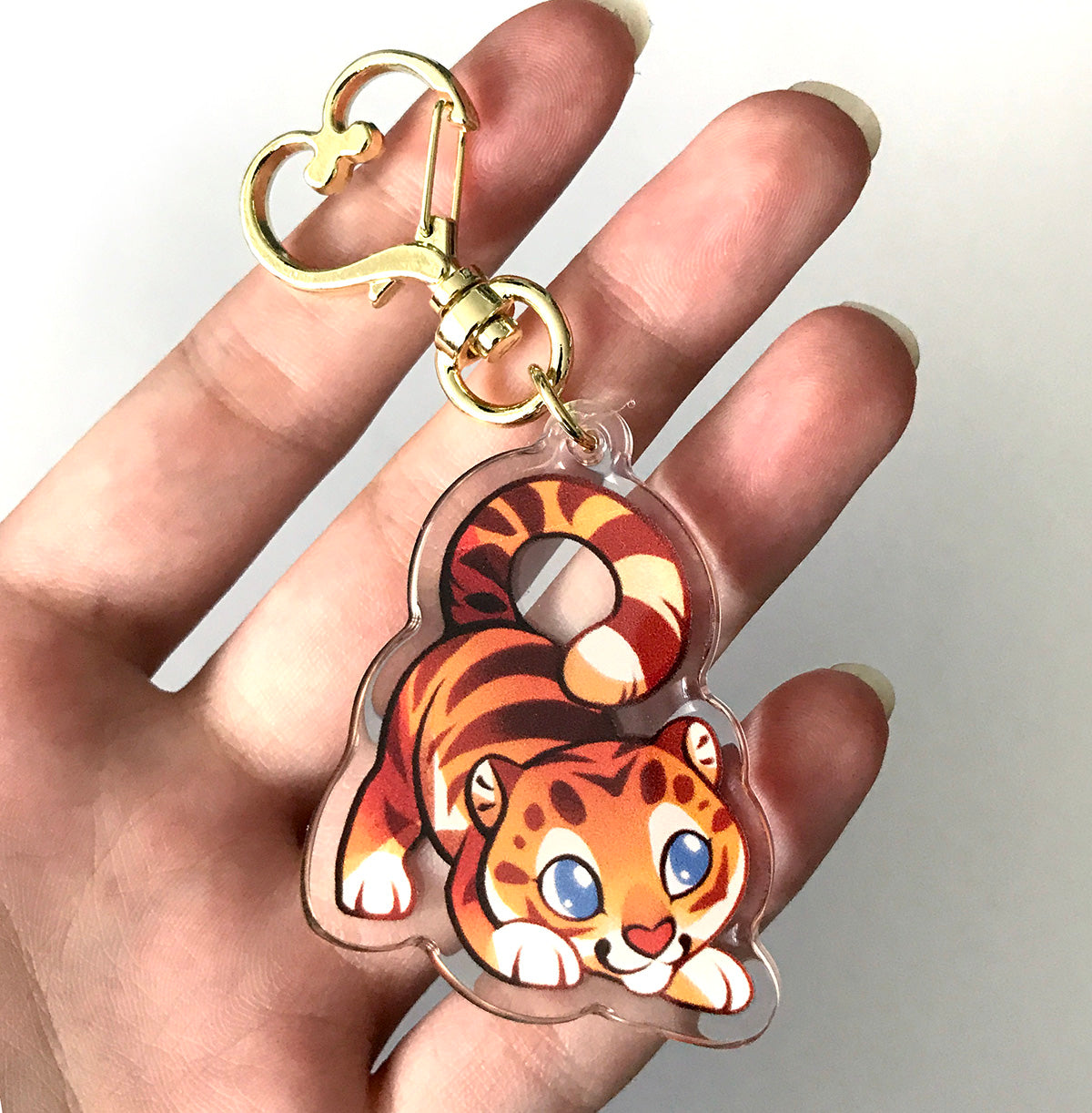 Tiger Keyring Charm