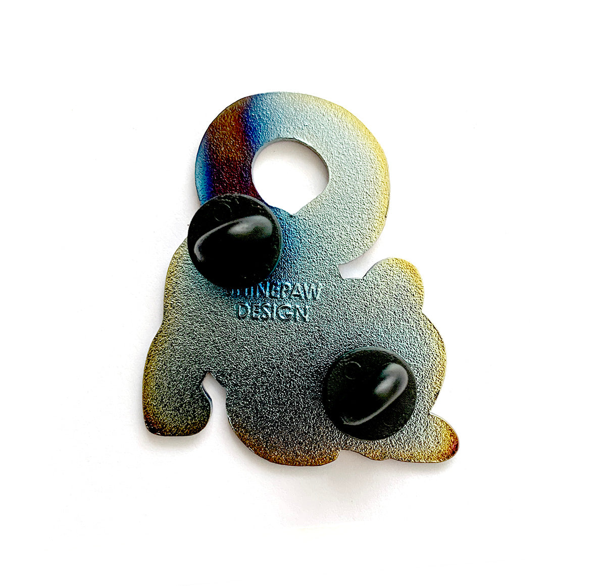 Rainbow White Tiger Enamel Pin