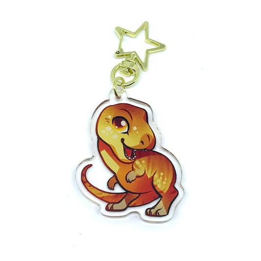 T-rex Keyring Charm