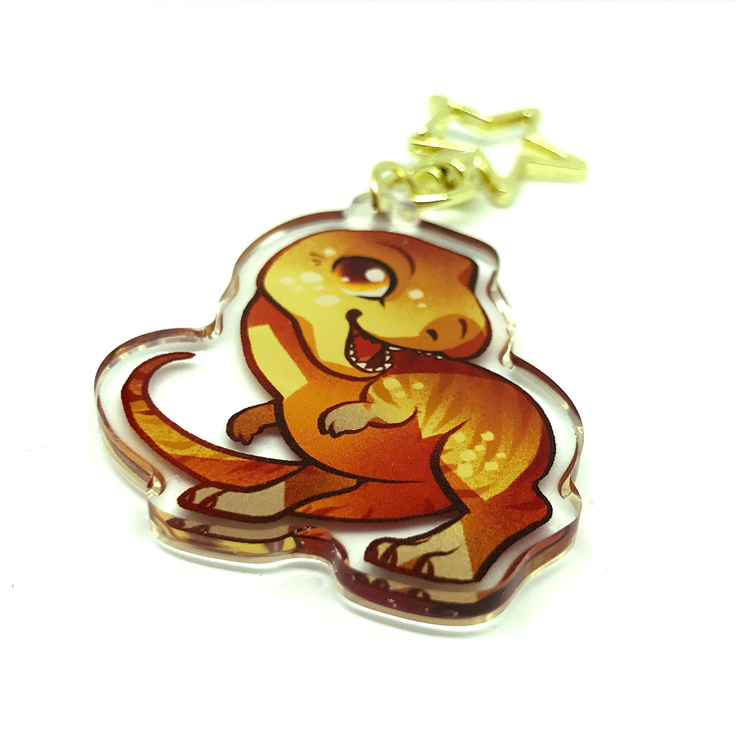 T-rex Keyring Charm