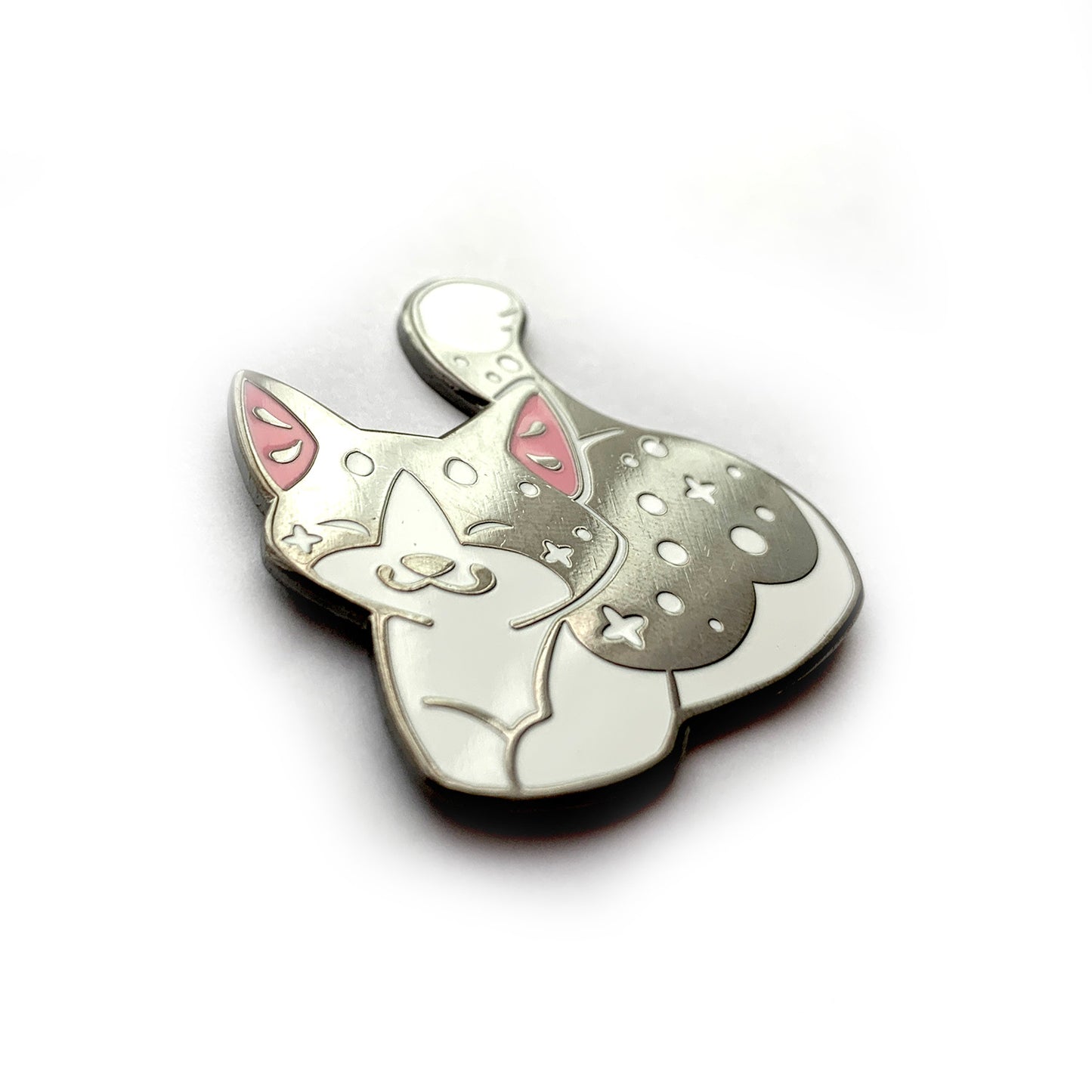 Black Tuxedo Cat Enamel Pin