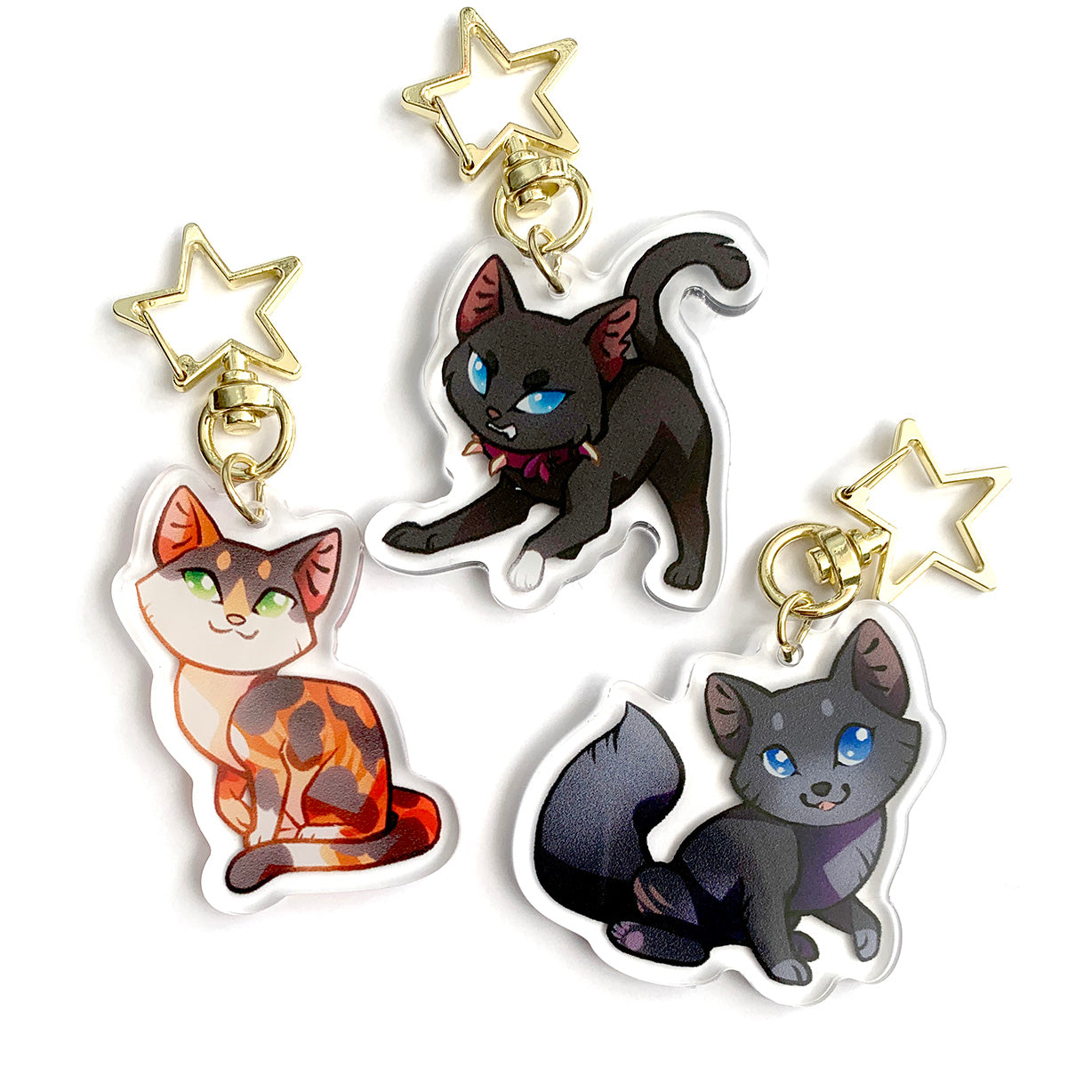 Scourge Warrior Cats Keyring Charm
