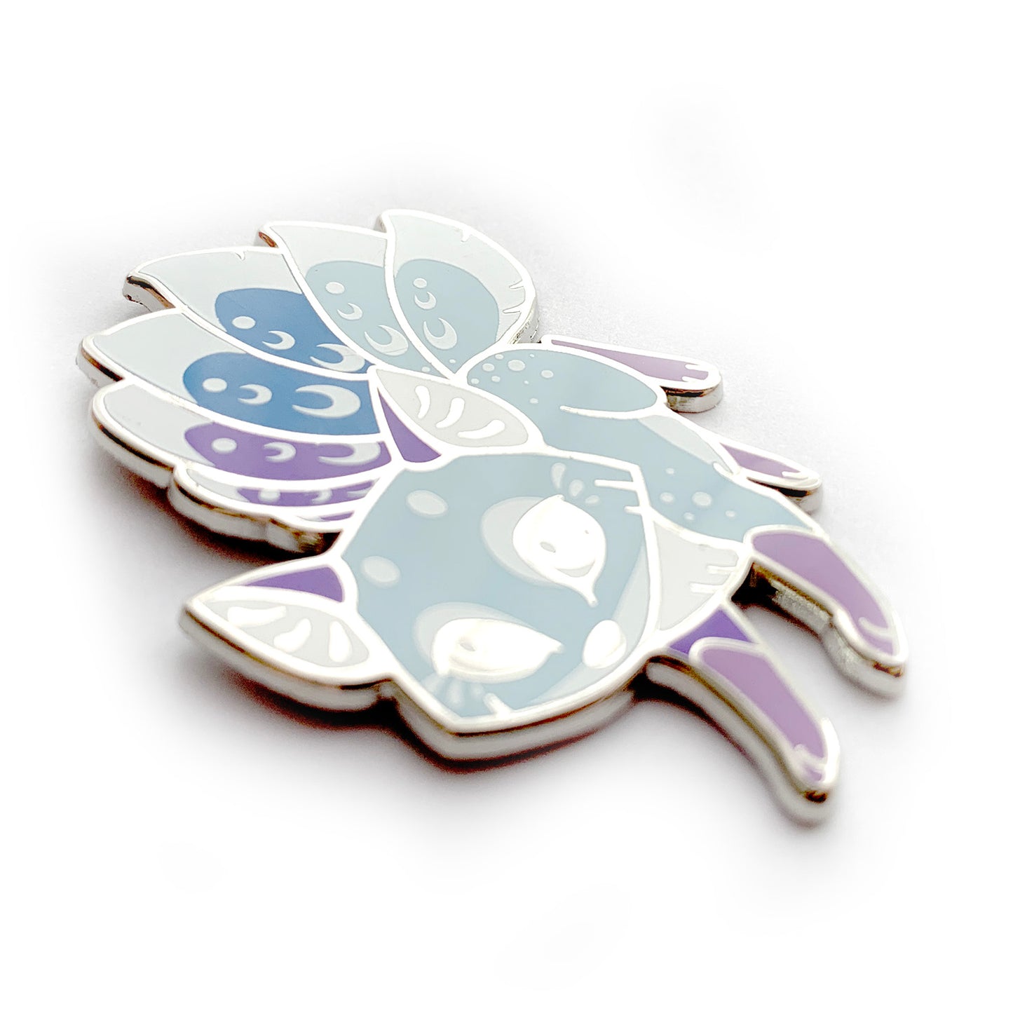 Winter Kitsune Enamel Pin