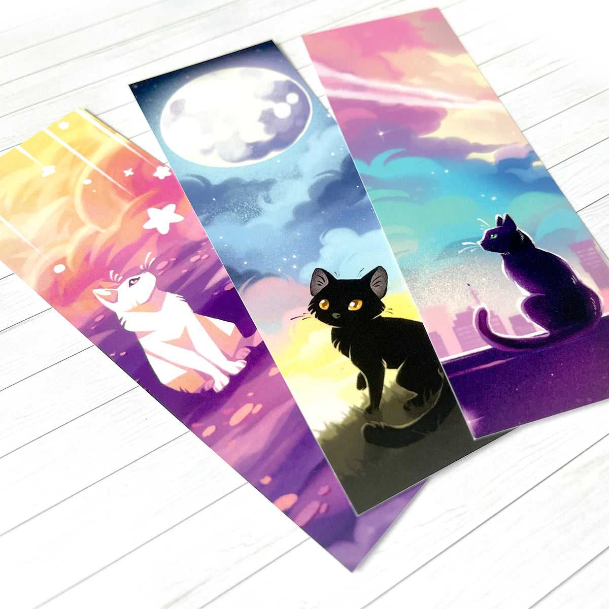 Cats Bookmark set - Cute Cat Bookmarks