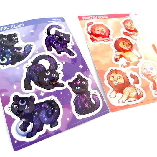 Lunar Panther Sticker Sheet