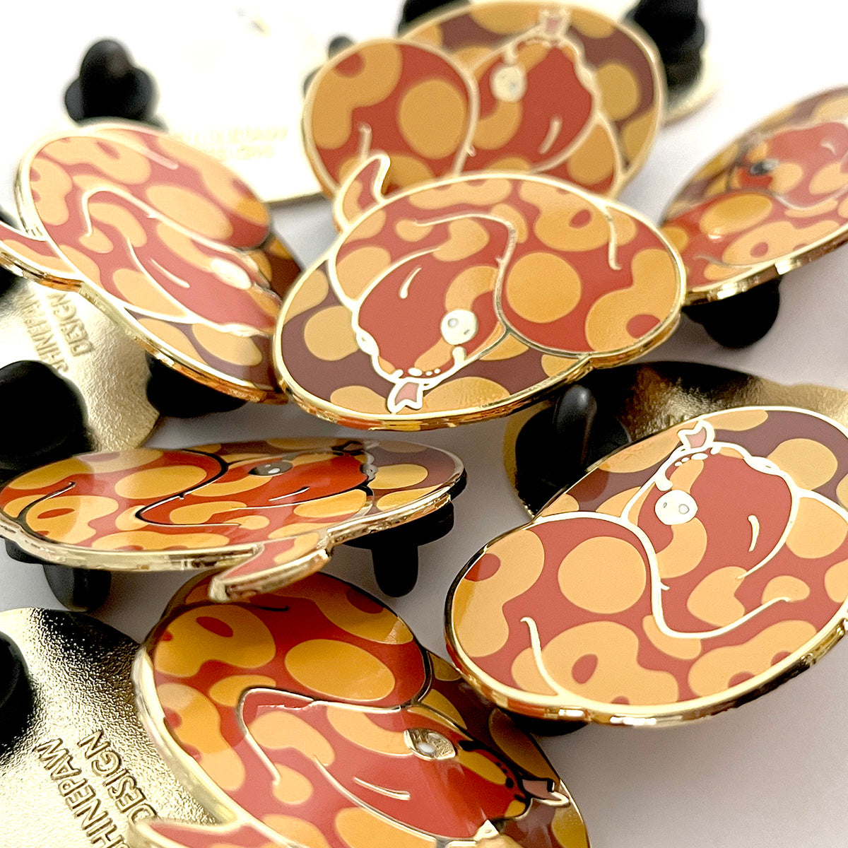 Ball Python Pins Ball Python Hard Enamel Pin – Shinepaw Design